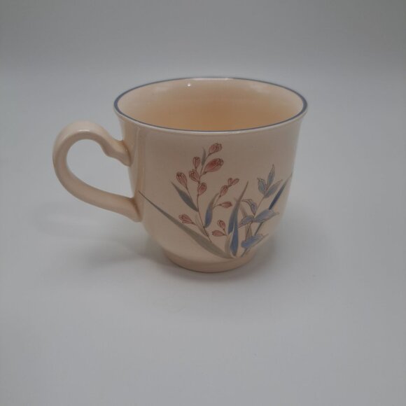 Keltcraft Noritake Kilkee 9109 Coffee Tea Cup Butterfly Blue Floral Replacement - Picture 2 of 11